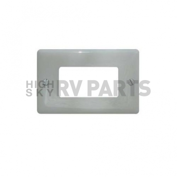 Diamond Group Square Switch Plate Decor Cover, White-1