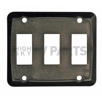 Diamond Group Triple Switch Plate Cover - Black 3/card-2