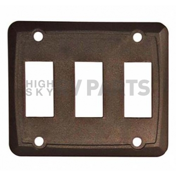 Diamond Group Triple Switch Plate Cover - Brown 3/card-2