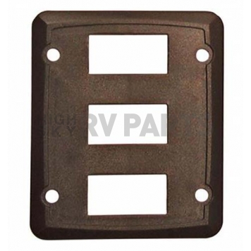 Diamond Group Triple Switch Plate Cover - Brown 3/card-3