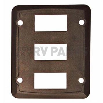 Diamond Group Triple Switch Plate Cover - Brown 3/card-1