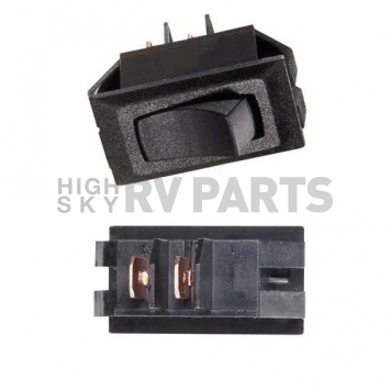 JR Products Multi Purpose Mom-On/Off Rocker Switch SPST - Brown-1