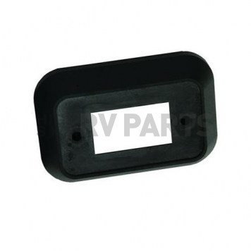 JR Products Single Switch Plate Cover - Black 1/pkg-3