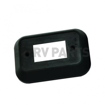 JR Products Single Switch Plate Cover - Black 1/pkg-1