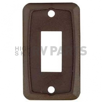 JR Products Single Switch Plate Cover - Brown 1/pkg-2