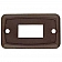 JR Products Single Switch Plate Cover - Brown 1/pkg