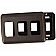 JR Products Triple Switch Plate Cover With Switch Base - Brown