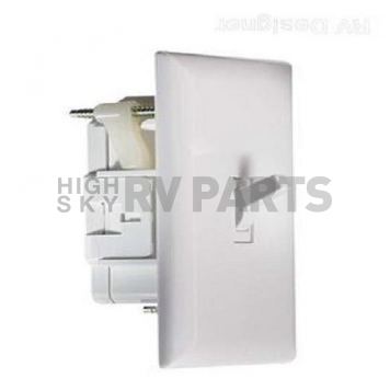 RV Designer Interior Light Switch 125 Volt AC White S821-2