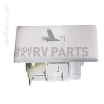 RV Designer Interior Light Switch 125 Volt AC White S821-1