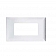 RV Designer Multi Purpose Single Switch Faceplate White - 1/pkg