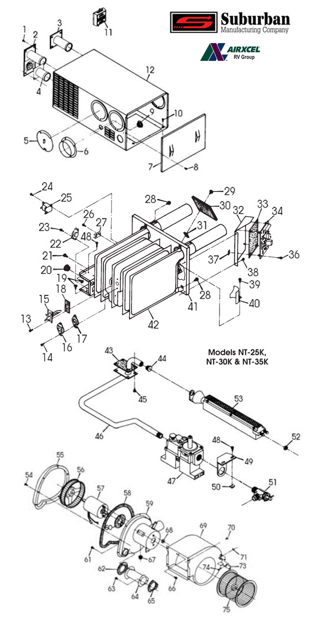 Suburban Furnace NT-30K Parts | HighSkyRvParts.com