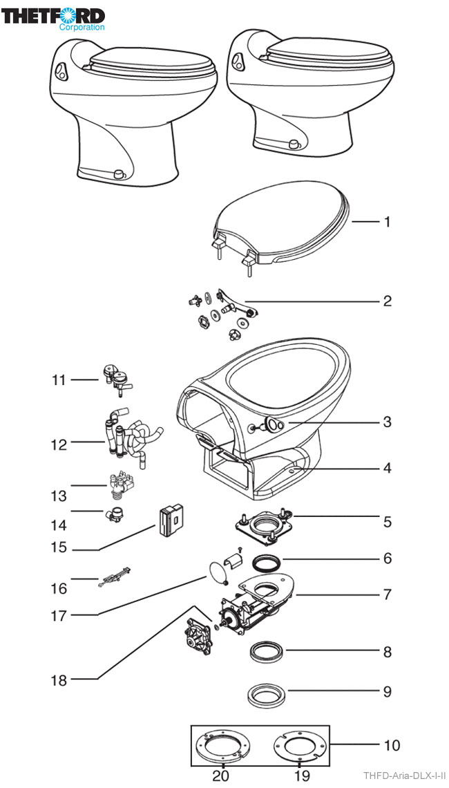 Thetford Aria Delux II | HighSkyRvParts.com