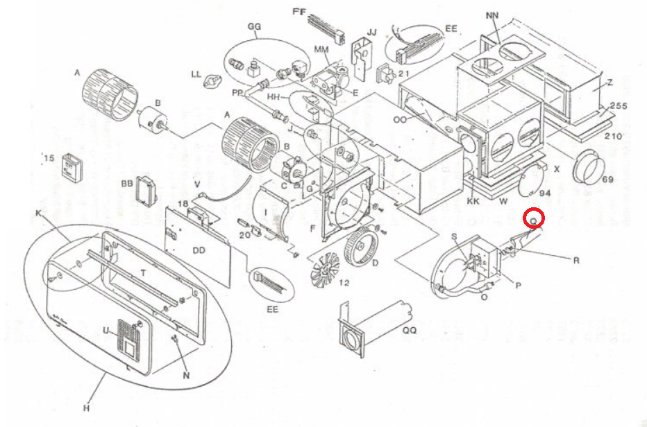 Dometic Furnace Burner - 32112 | highskyrvparts.com