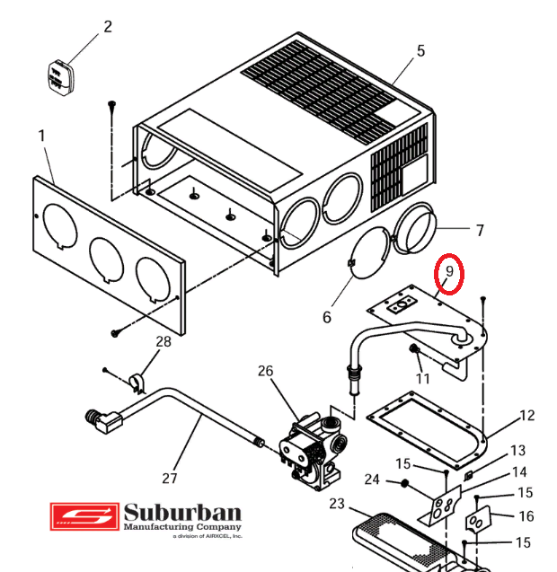 suburban mfg 063419 *SPECIAL ORDER* CLIP main image 1
