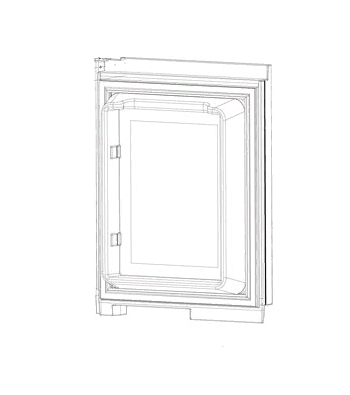 Norcold Refrigerator Door - 625221 | highskyrvparts.com