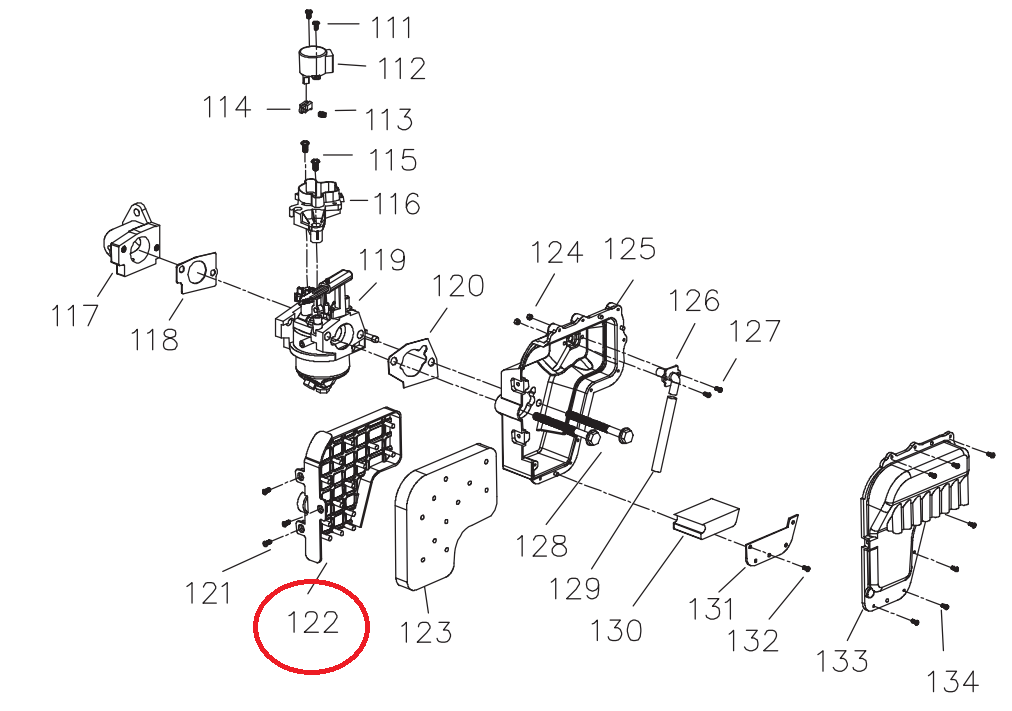 Powerhouse Generator Air Filter 60777