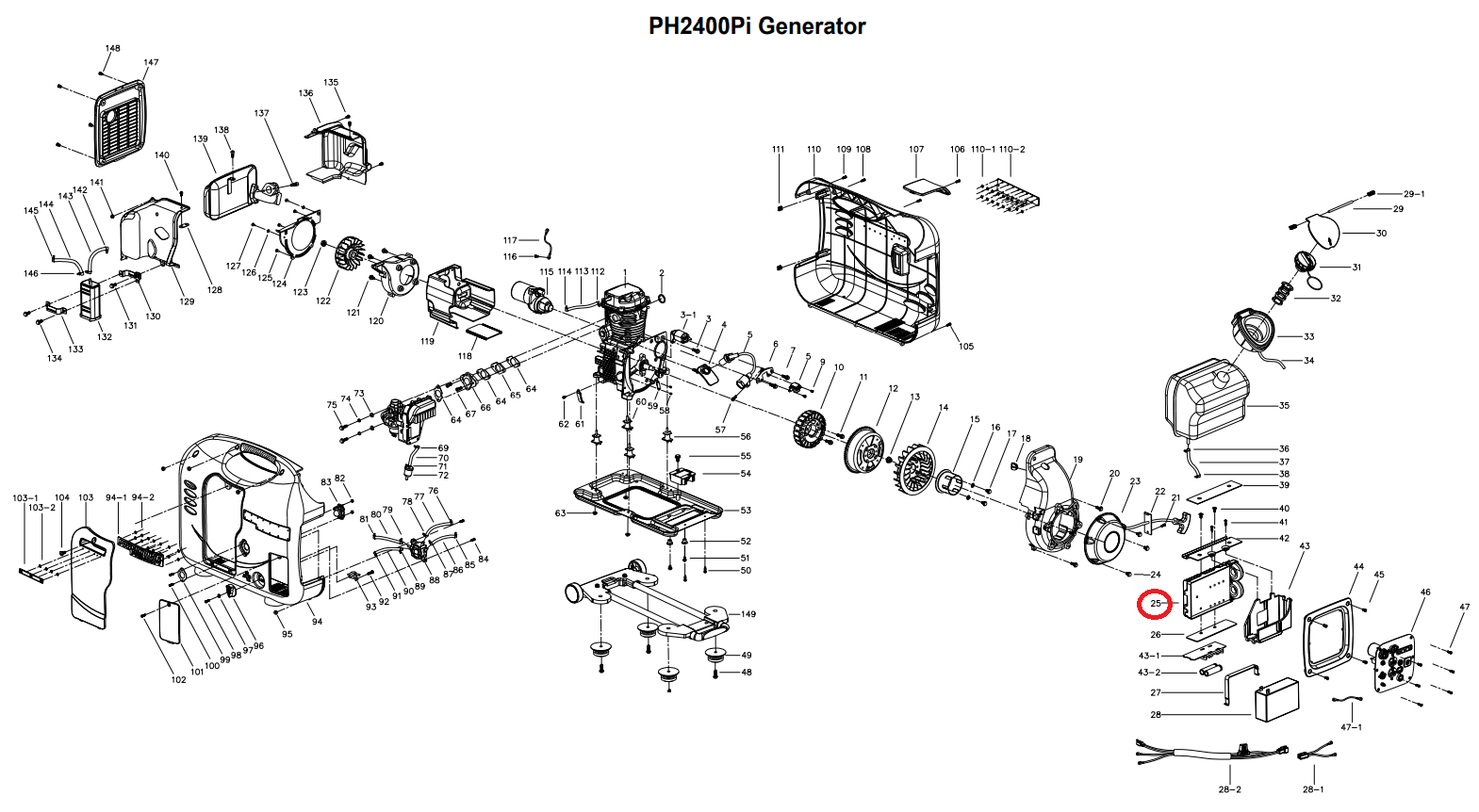 Powerhouse Generator Stator 67268