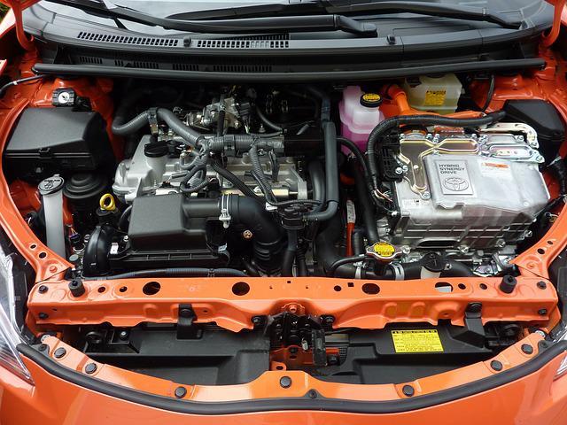 Installed car battery
