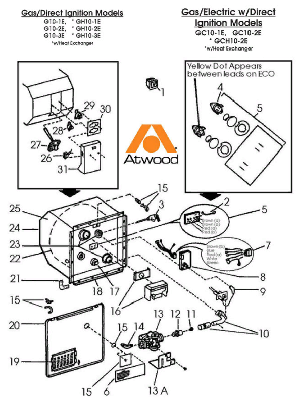 Dometic Atwood G10-3E | High Sky RV Parts