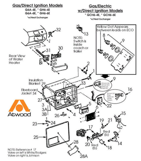Dometic Atwood G6A-6E | High Sky RV Parts
