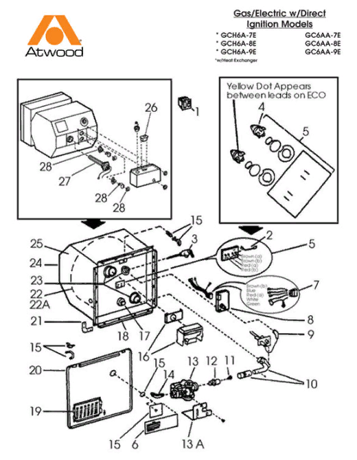 Dometic Atwood GC6AA-7E | High Sky RV Parts