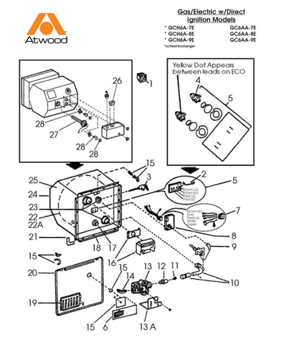 Dometic Atwood GC6AA-8E | High Sky RV Parts
