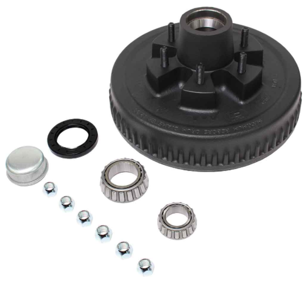 Dexter Brake Hub and Drum Kit K08-201-91 | highskyrvparts.com