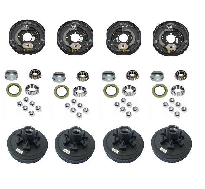Dexter Axle Dexter Brake and Drum Kit 6 Lug 10 Inch Set of 4