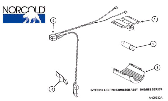 Norcold N621 Interior Light - Thermister | High Sky RV Parts