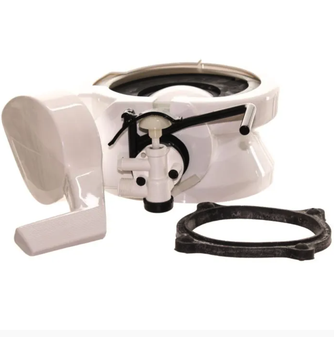 Used Dometic Toilet Flush Lever, White - 385310578