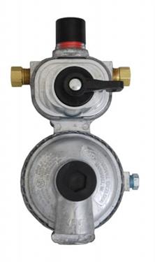 LPG Regulator with Auto Changeover 3/8 FPT Outlet, 1/4 inch Inlet - 106293
