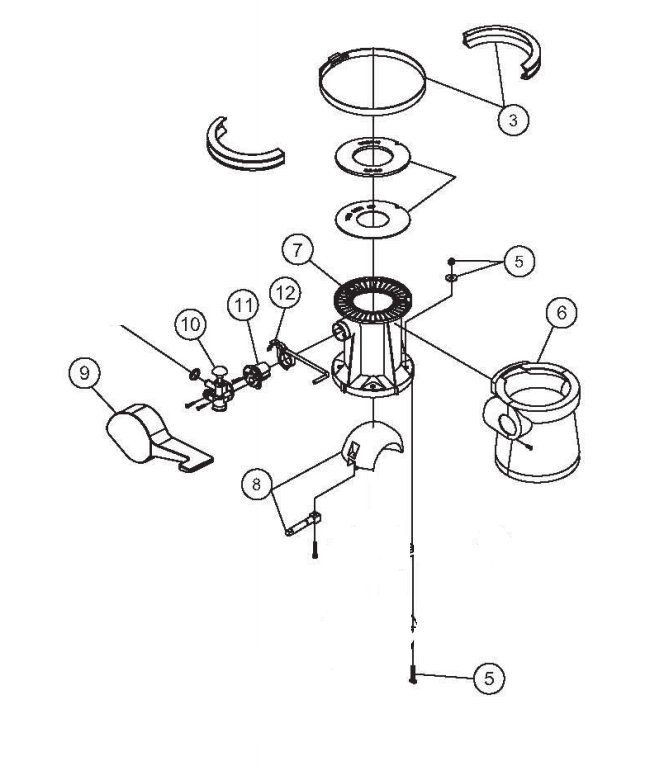 Dometic Toilet Base - 385310121 | highskyrvparts.com