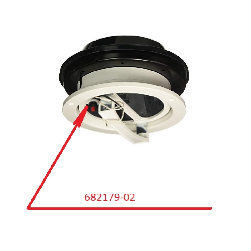 Push Button Switch for Airstream Bathroom Fan 68217902