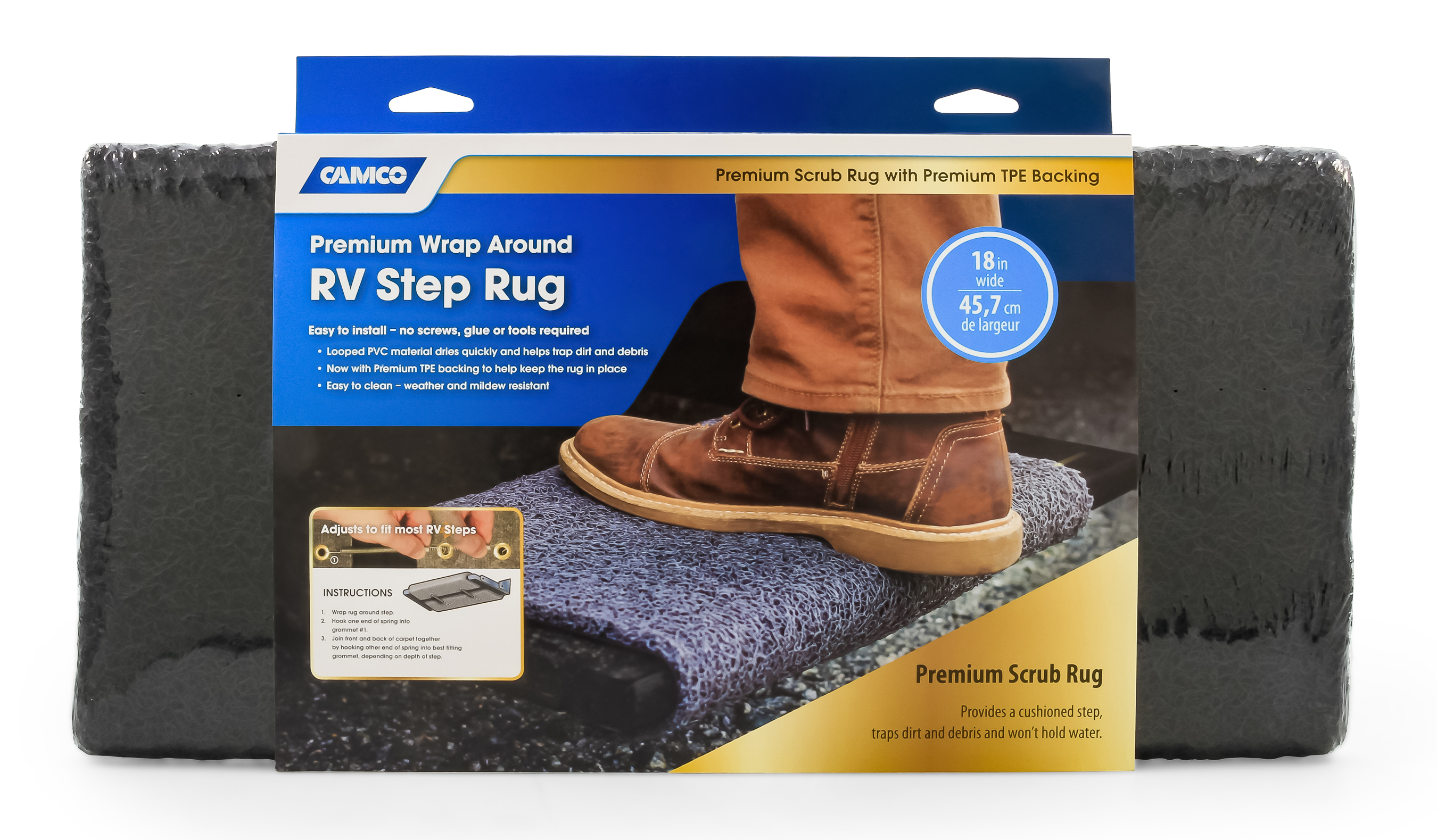 Camco Entry Step Rug - 42962 | highskyrvparts.com
