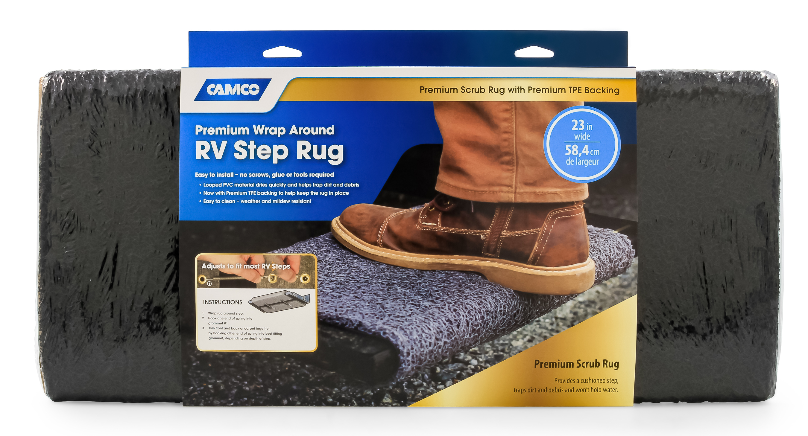 Camco Entry Step Rug - 42966 | highskyrvparts.com