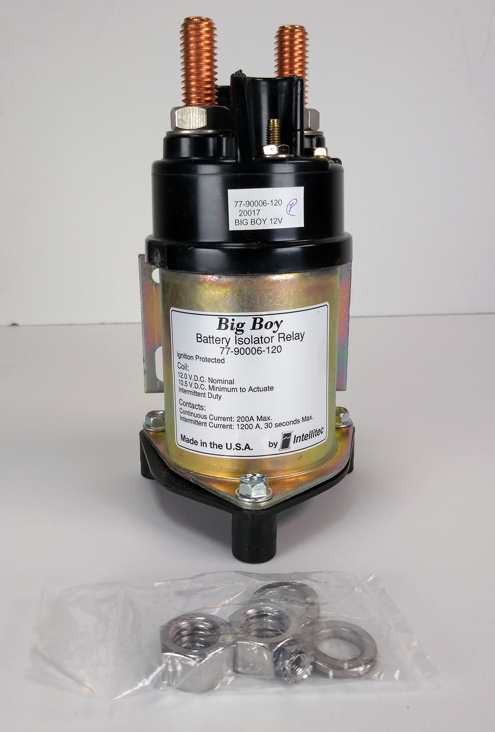 Intellitec Battery Isolator Solenoid - 77-90006-120 | highskyrvparts.com