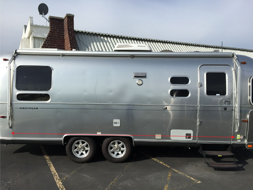 Rivet Measure on Airstream