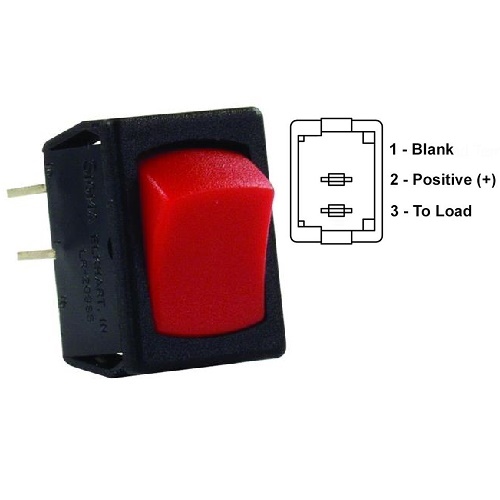 JR Products Multi Purpose Rocker Switch 12795