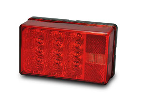 Wesbar 7-Function Trailer Taillight, Right/Curbside, LED